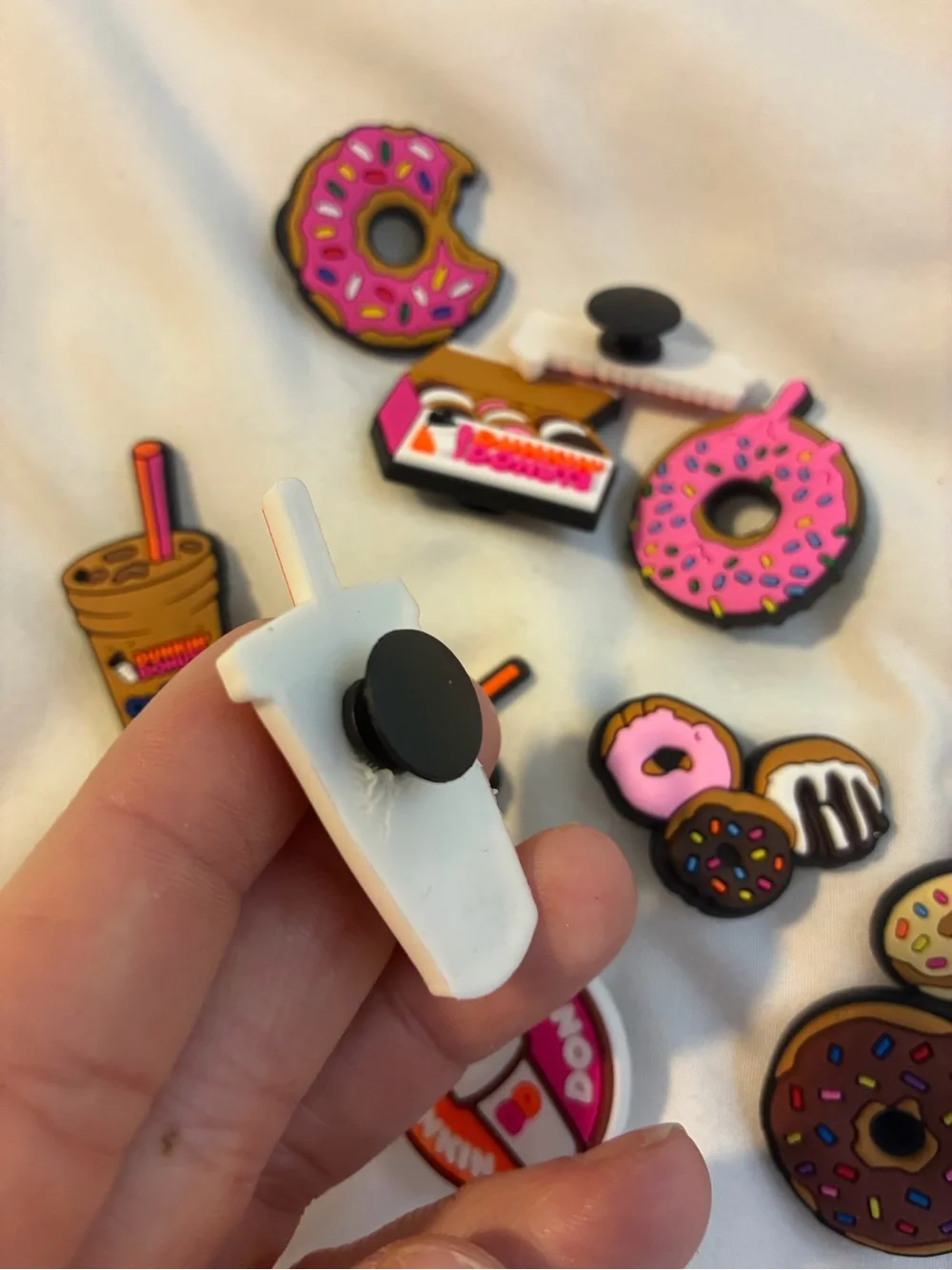 Dunkin' Kids Accessories Donut & Coffee Shoe Charm Set for Crocs